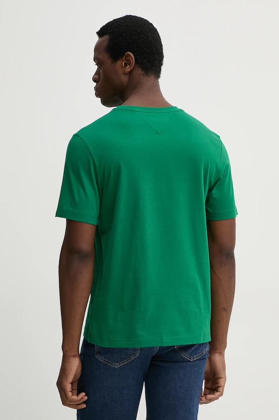 Îmbrăcăminte Tommy Hilfiger tricou din bumbac MW0MW39149 verde
