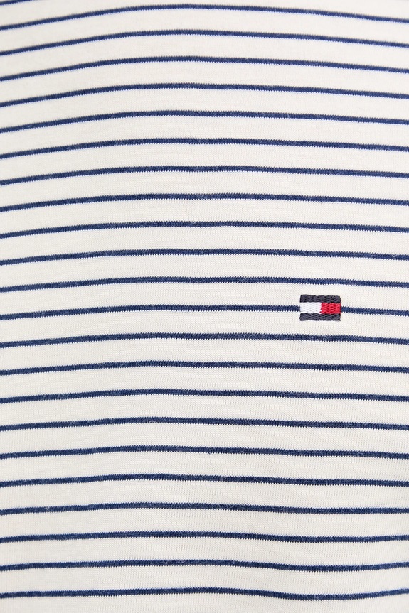 Tommy Hilfiger kratka majica moška bombažna bež MW0MW39995