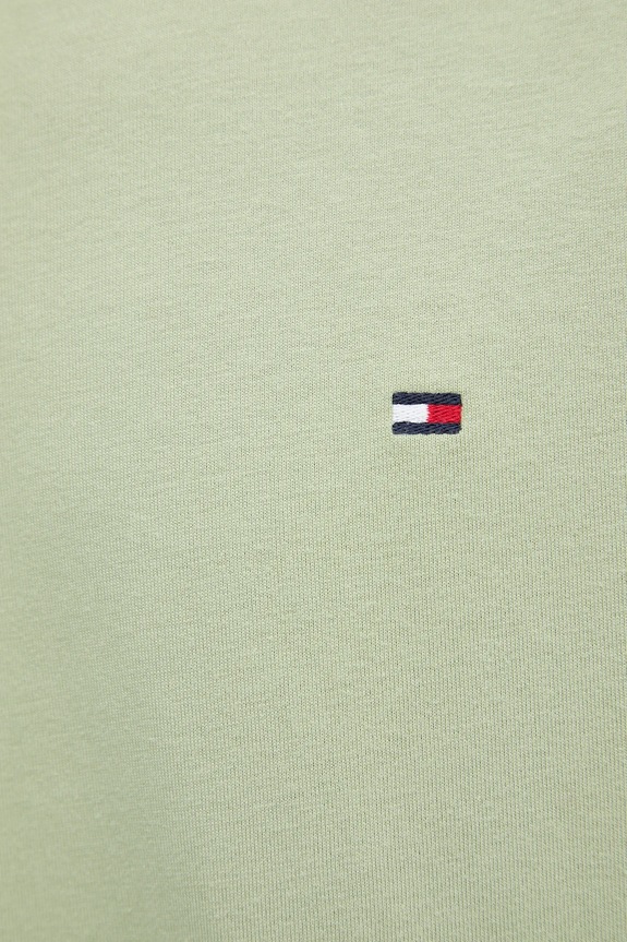 Tommy Hilfiger T-shirt męski bawełniany MW0MW39995 zielony