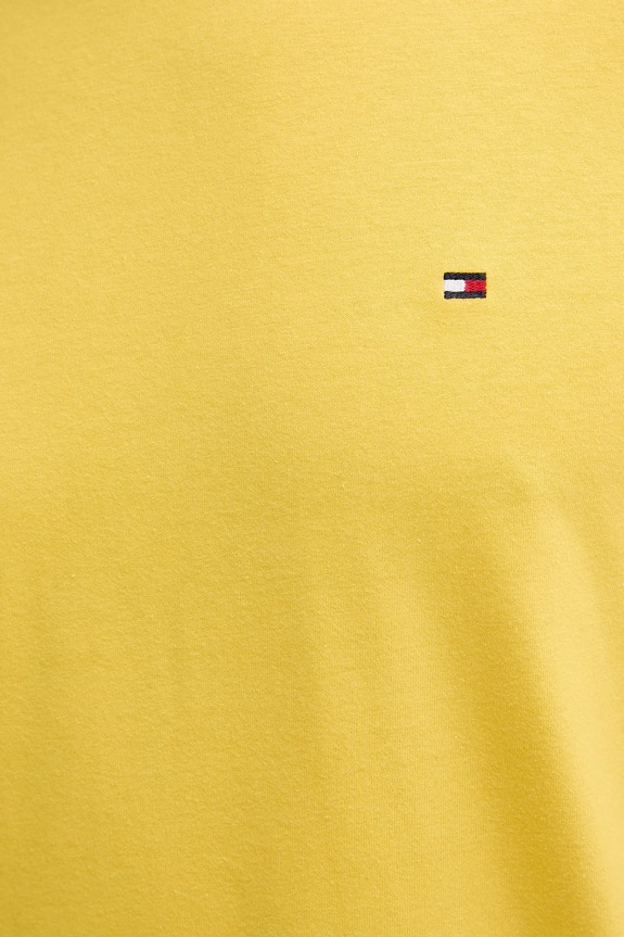 Tommy Hilfiger t-shirt ανδρικό βαμβακερό κίτρινο MW0MW39995