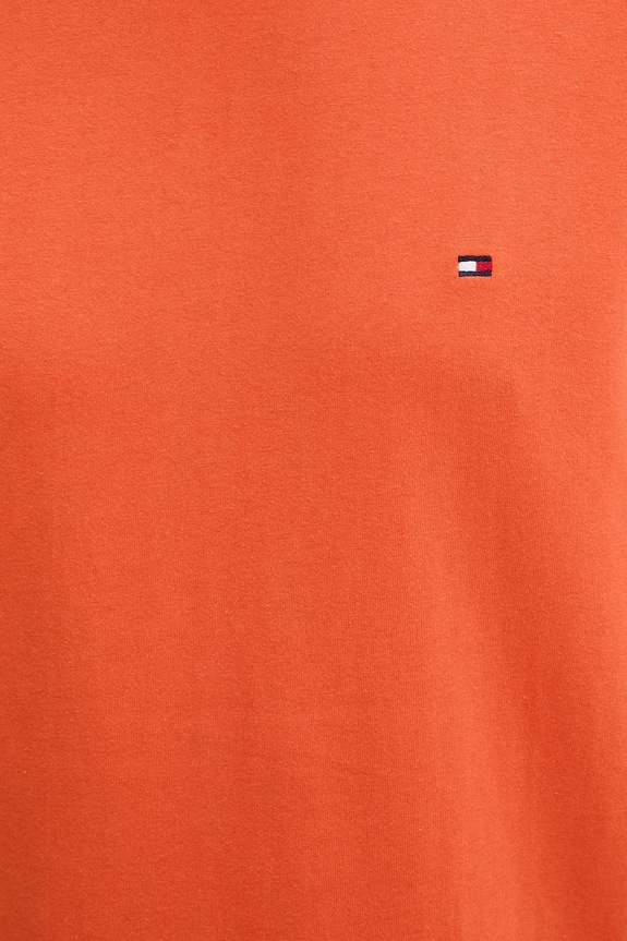 Tommy Hilfiger t-shirt ανδρικό βαμβακερό πορτοκαλί MW0MW39995