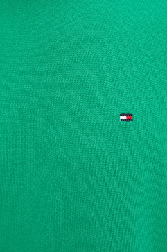 Tommy Hilfiger t-shirt męski bawełniany zielony MW0MW39995