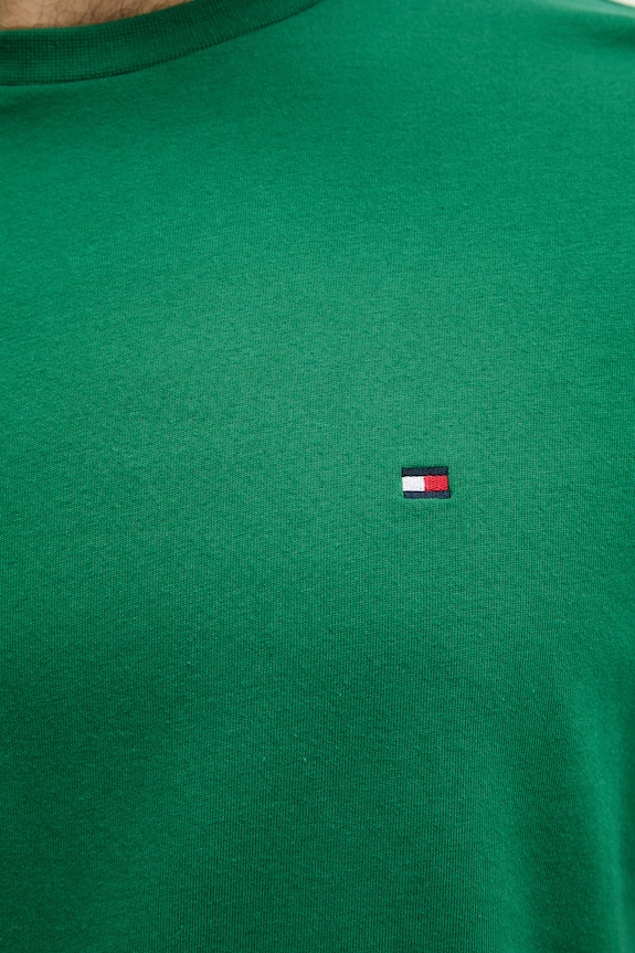 Tommy Hilfiger tricou bărbătesc din bumbac MW0MW39995 verde