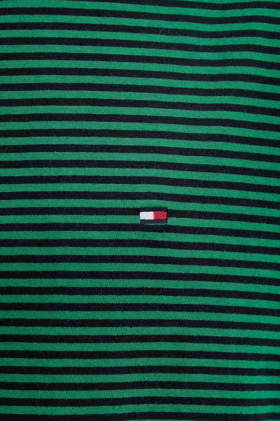 Tommy Hilfiger T-shirt męski bawełniany zielony MW0MW39995