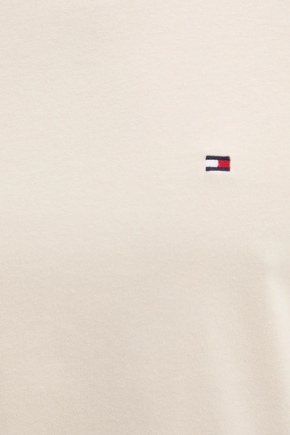 Tommy Hilfiger T-shirt ανδρικό βαμβακερό μπεζ MW0MW39995