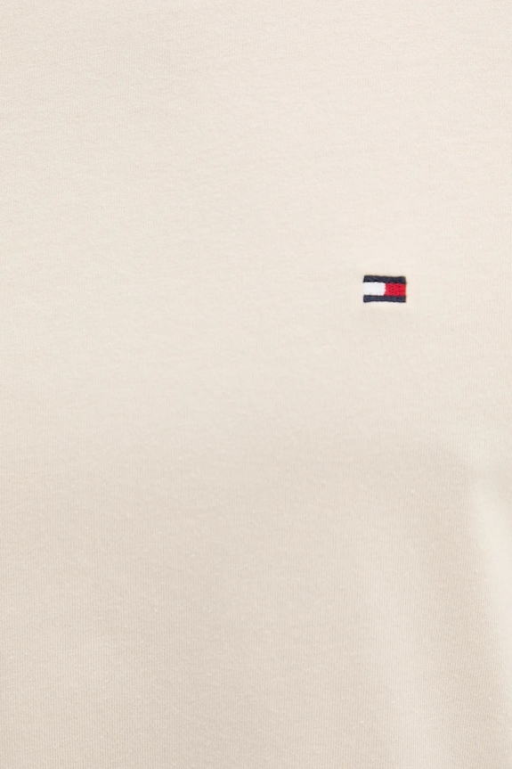 Tommy Hilfiger T-shirt ανδρικό βαμβακερό μπεζ MW0MW39995