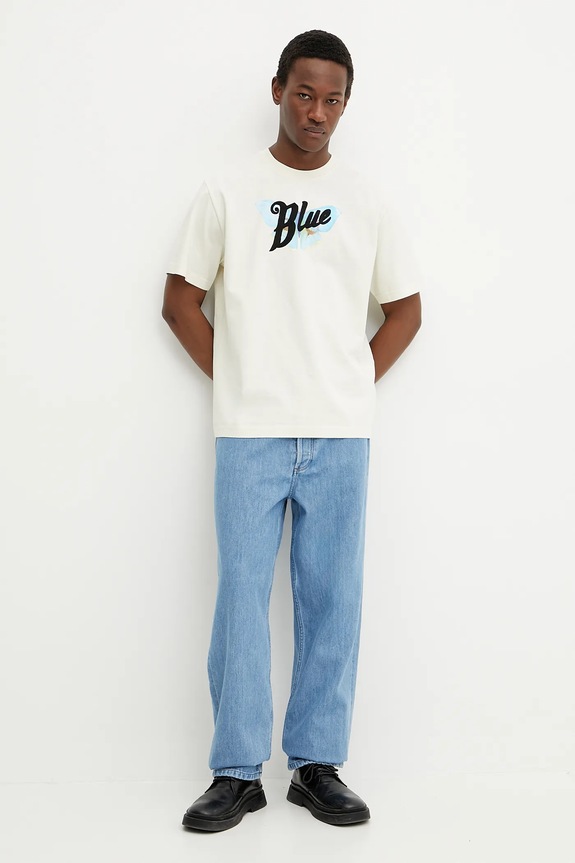 BLUEMARBLE tricou din bumbac TS35.JE28CA25 bej SS25