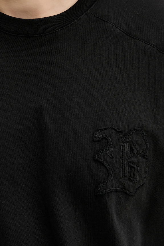 BLUEMARBLE t-shirt in cotone nero TS55.JE39AA25