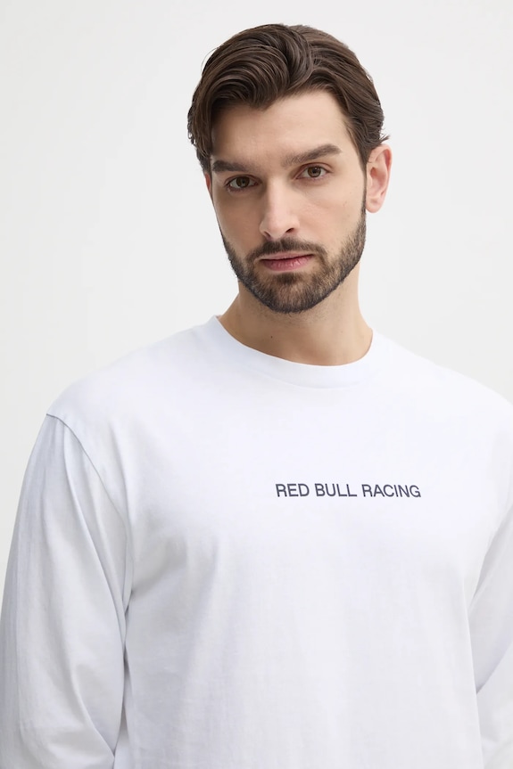 Μακρυμάνικο Red Bull Racing x Pepe Jeans SPEED LOGO LS TEE RM500013 λευκό