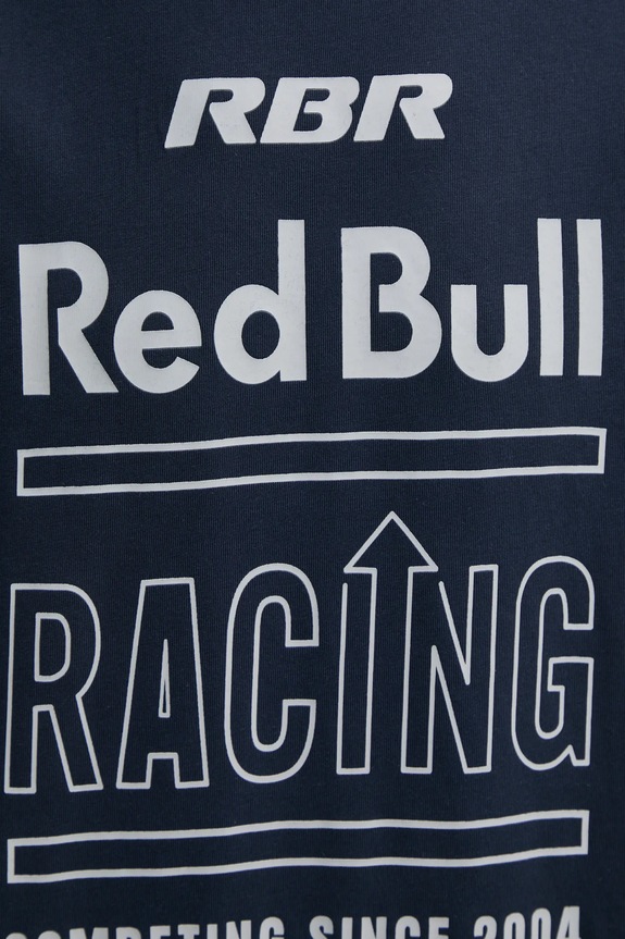 Red Bull Racing x Pepe Jeans tricou din bumbac RACING HISTORY TEE RM500020 bleumarin