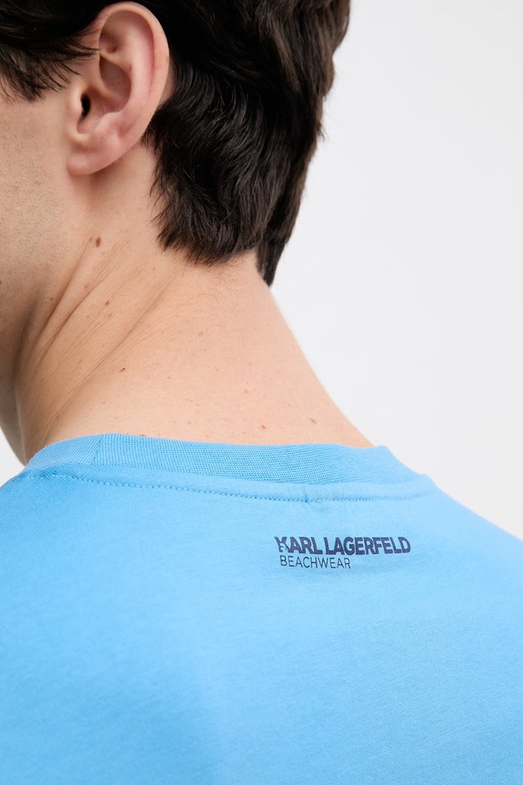 Karl Lagerfeld T-shirt męski bawełniany A2M46038