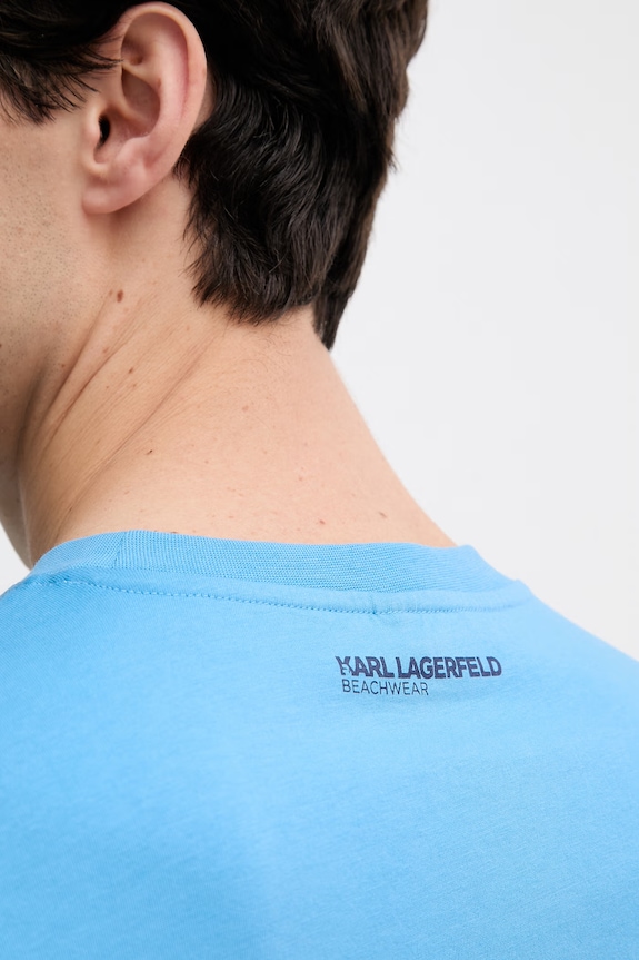 Karl Lagerfeld T-shirt męski bawełniany A2M46038