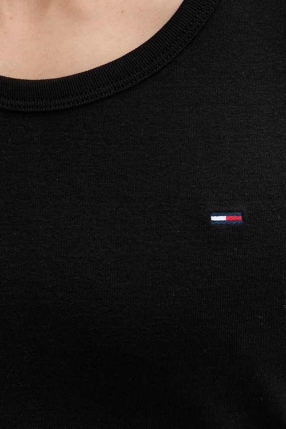 Tommy Jeans top bărbați bumbac pachet de 2 DM0DM20769 negru