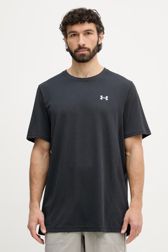 Under Armour t-shirt γυμναστικής ανδρικό Vanish Seamless σκούρο μπλε 1382801