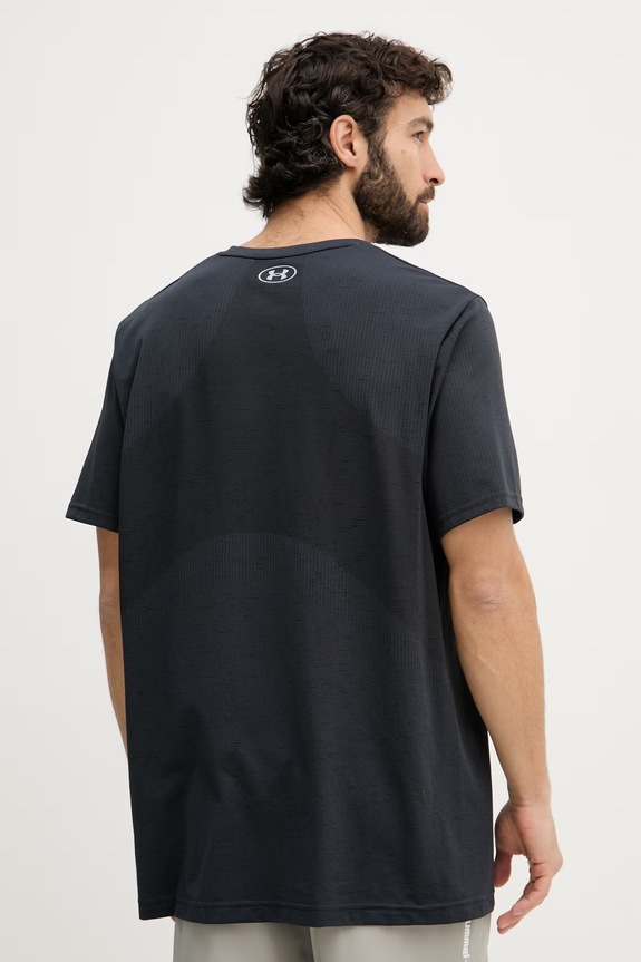 Ρούχα Under Armour t-shirt γυμναστικής ανδρικό Vanish Seamless 1382801 σκούρο μπλε