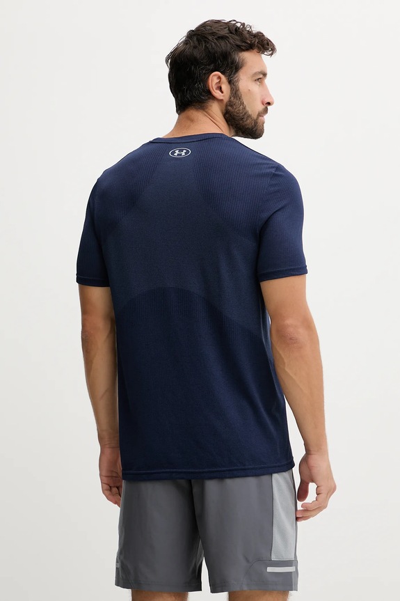 Ρούχα Under Armour t-shirt γυμναστικής Ανδρικό Vanish Seamless 1382801 σκούρο μπλε