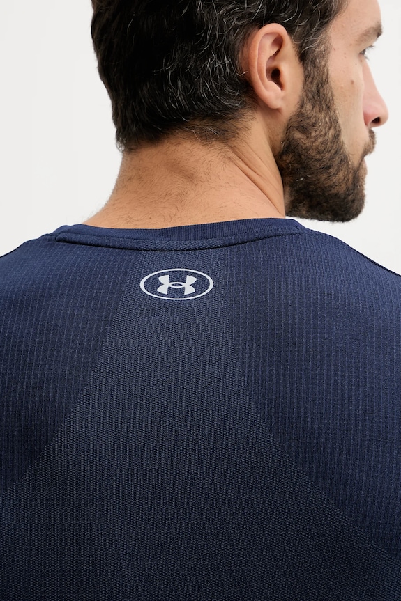 Under Armour t-shirt γυμναστικής Ανδρικό Vanish Seamless 1382801 σκούρο μπλε