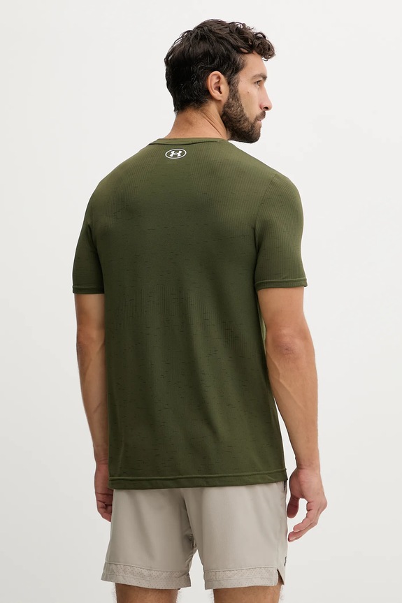 Ρούχα Under Armour t-shirt γυμναστικής ανδρικό Vanish Seamless 1382801 πράσινο