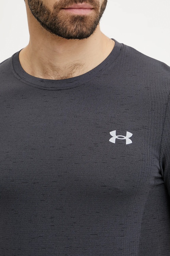 Under Armour t-shirt γυμναστικής ανδρικό Vanish Seamless γκρί 1382801