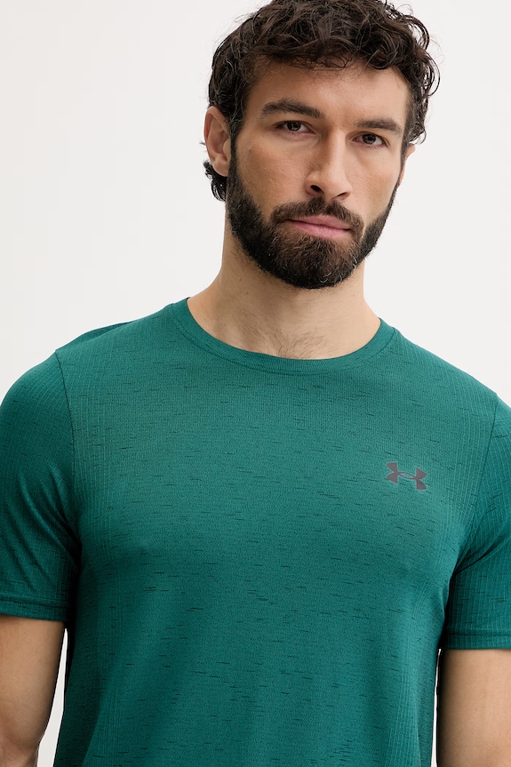 Ρούχα Under Armour t-shirt γυμναστικής ανδρικό Vanish Seamless 1382801 πράσινο