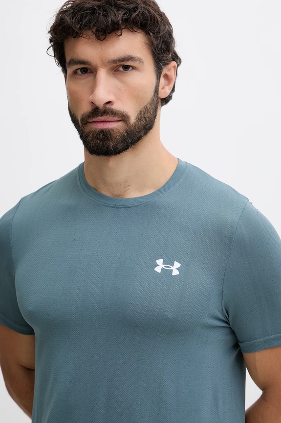 Under Armour tricou de antrenament Vanish Seamless turcoaz 1388129