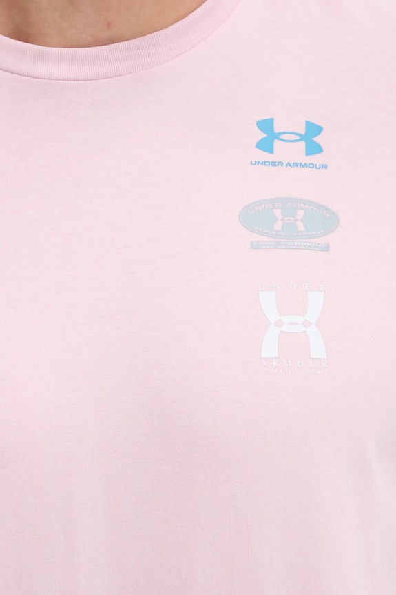 Majica kratkih rukava za trening Under Armour 1390165 roza