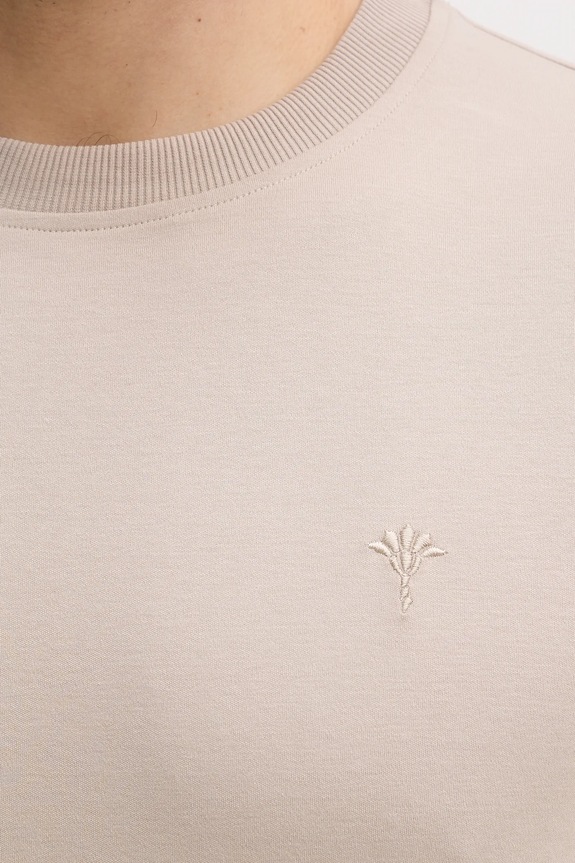 Βαμβακερό μπλουζάκι Joop! 30045539 μπεζ