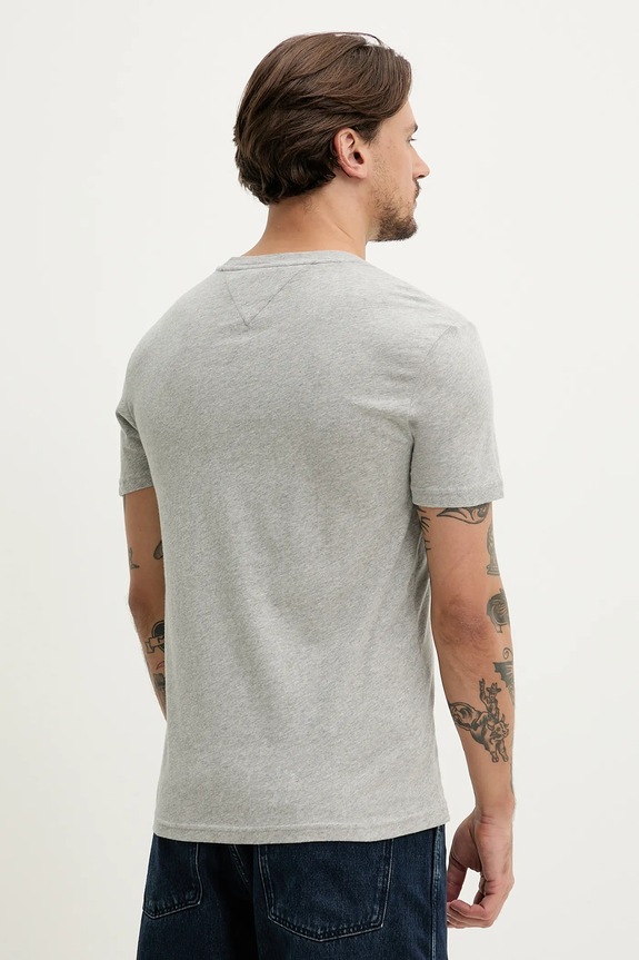 Tommy Jeans t-shirt basic męski bawełniany 2-pack granatowy DM0DM20687