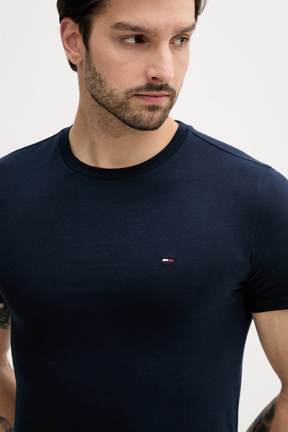 Tommy Jeans t-shirt basic męski bawełniany 2-pack DM0DM20687