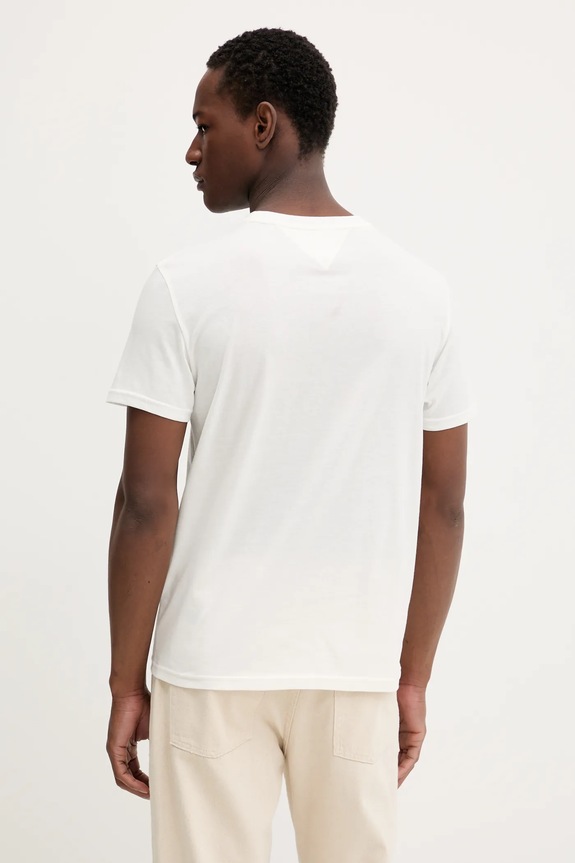 Odzież Tommy Jeans t-shirt basic męski bawełniany 2-pack DM0DM20687 niebieski