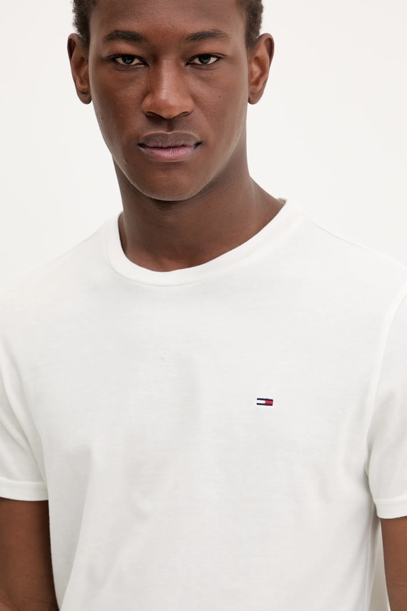 Tommy Jeans t-shirt basic męski bawełniany 2-pack DM0DM20687 niebieski