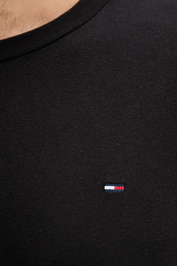 Tommy Jeans basic tričko pánské bavlněné 2-pack černá DM0DM20687
