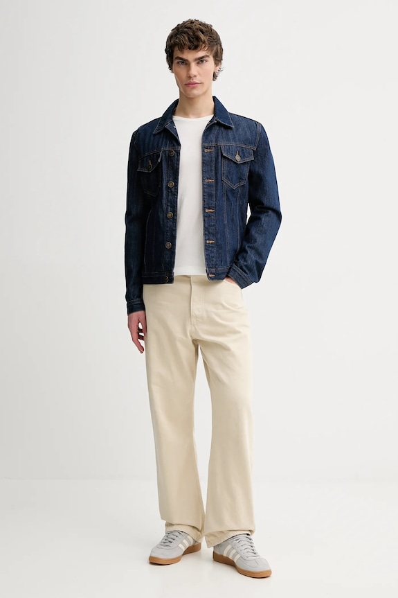 Tommy Jeans kratka majica moška bombažna paket 3 kosov zelena DM0DM21579