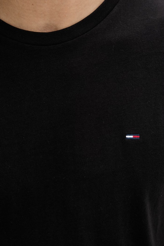 Tommy Jeans Tričko pánske bavlnené 3-pak DM0DM21579 čierna