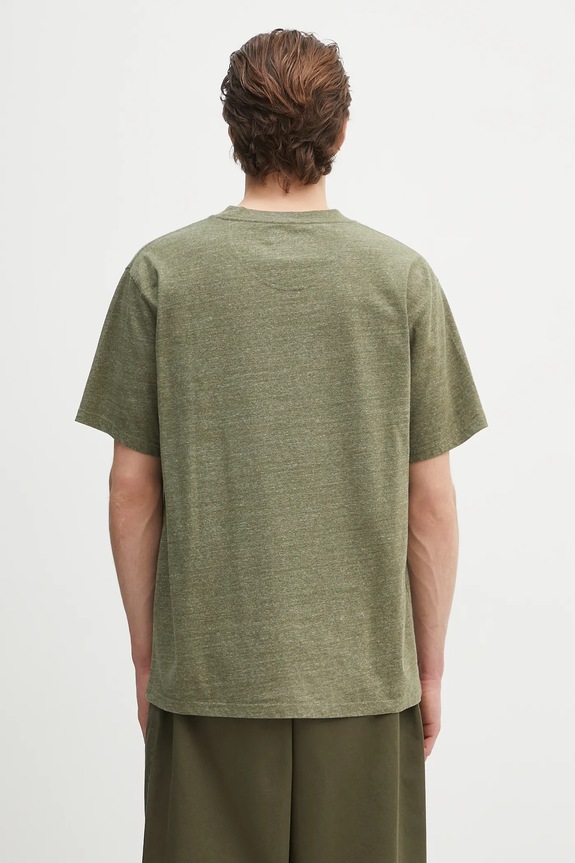 Oblečení Tričko Barbour Barbour Calton Linen Blend OS Fit T-Shirt MTS1404 zelená