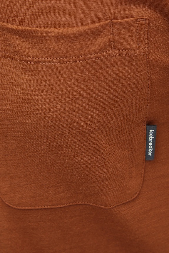 Αθλητικό μπλουζάκι Icebreaker Merino 150 Tech Lite IB0A56WH0B01 πορτοκαλί