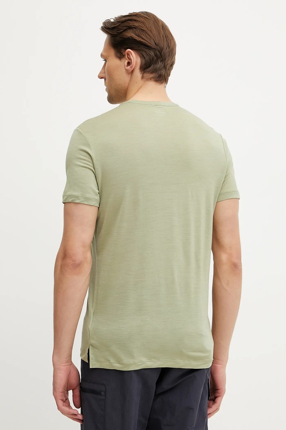 Ρούχα Αθλητικό μπλουζάκι Icebreaker Merino Blend 125 Sphere IB0A56ZMA741 πράσινο