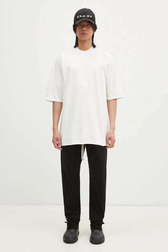 Rick Owens cotton t-shirt Jumbo Ss T DU01E3274.RIG beige