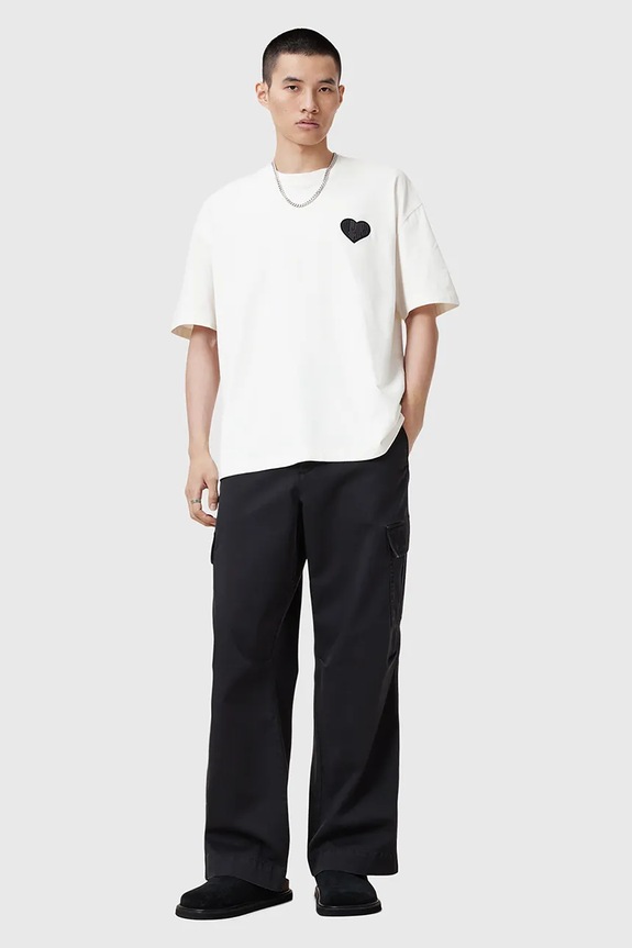 Βαμβακερό μπλουζάκι AllSaints LOVER M029PC