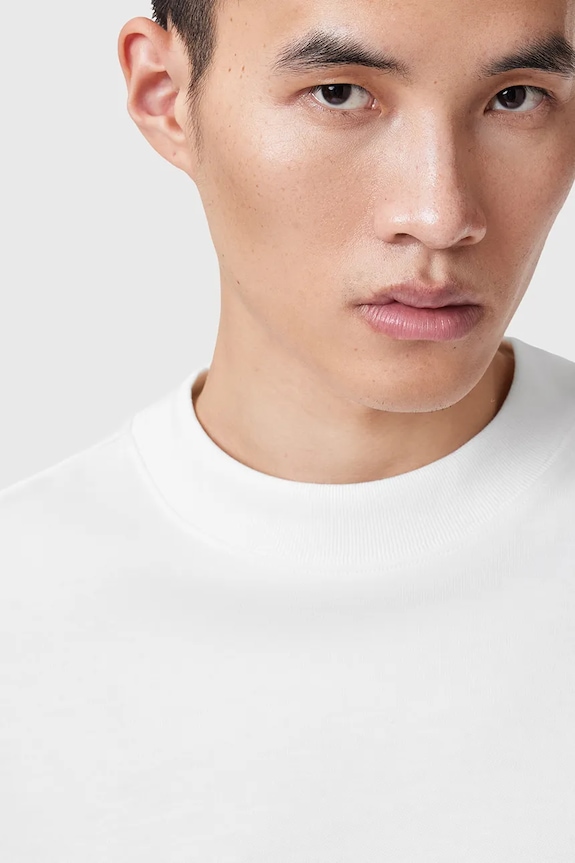 AllSaints t-shirt in cotone NERO M013JB bianco AW25