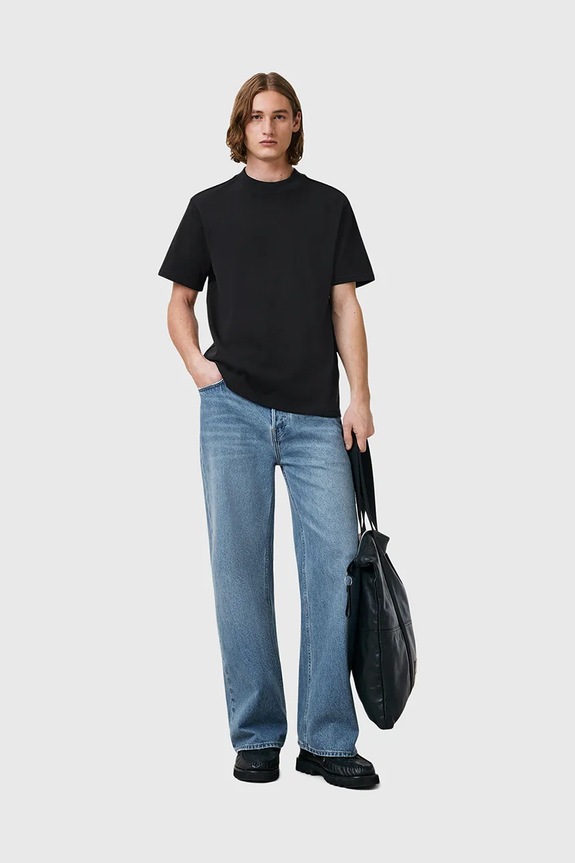 AllSaints t-shirt in cotone NERO nero M013JB