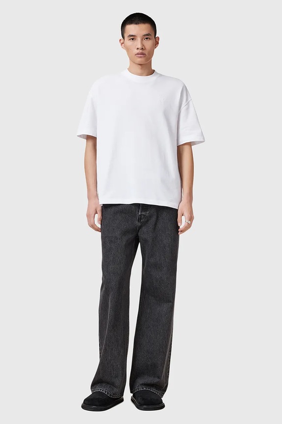Bavlněné tričko AllSaints HAVEN M029JC bílá