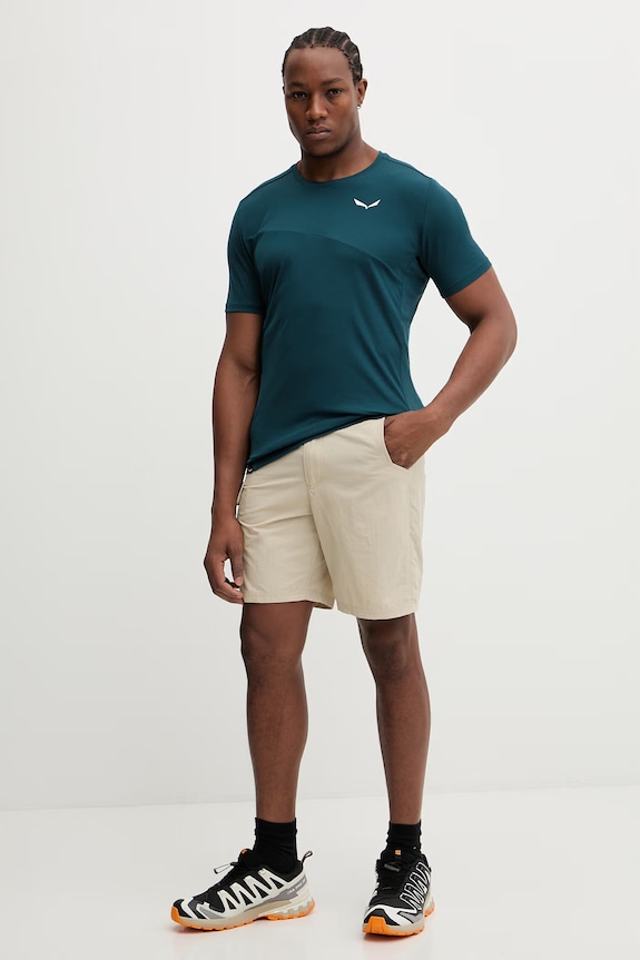 Salewa t-shirt sportowy Puez Sporty Dry 00.0000028632 turkusowy SS26