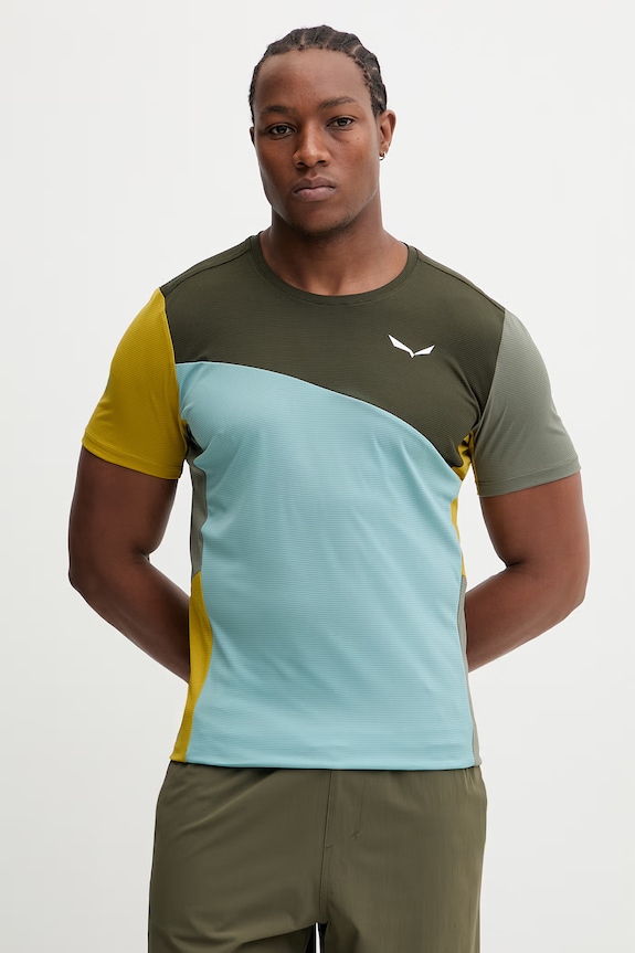 Sportska majica kratkih rukava Salewa Puez Sporty Dry zelena 00.0000028632