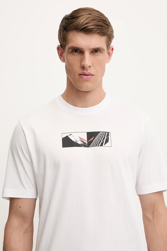 Salewa t-shirt sportowy Eagle Hybrid Loose biały 00.0000029106