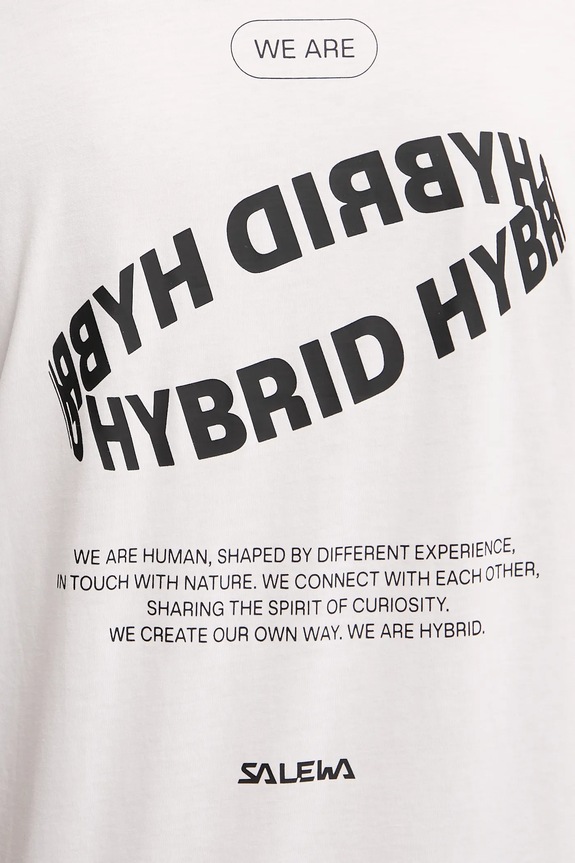 Salewa t-shirt sportowy Eagle Hybrid Loose 00.0000029106 biały