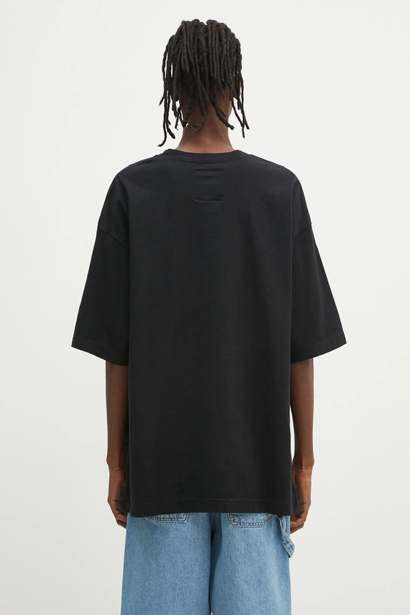 Clothing Maison MIHARA YASUHIRO cotton t-shirt Smily Face Printed Tee J14TS782 black