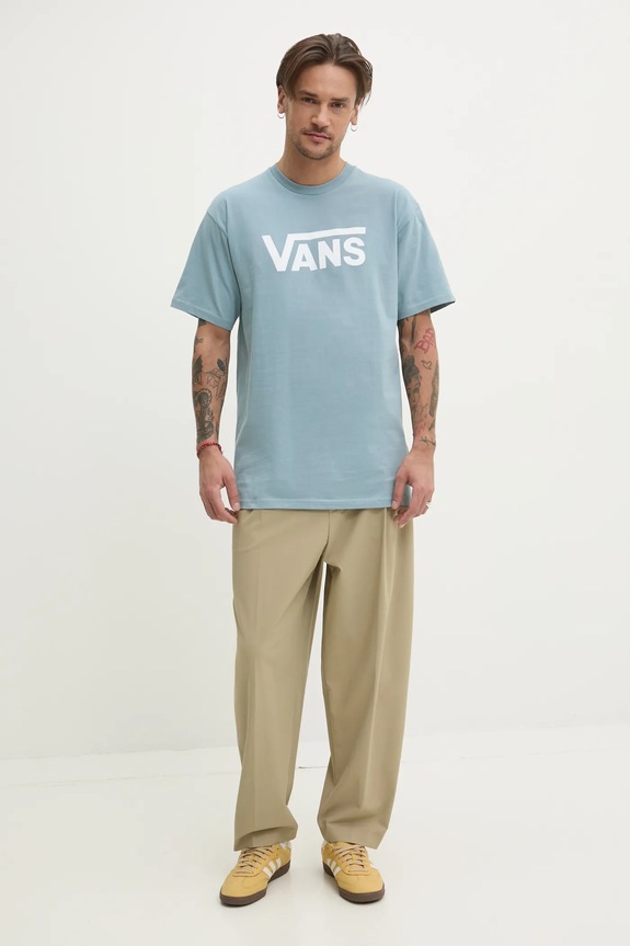 Vans t-shirt bawełniany VN000GGGCFL1 szary SS25
