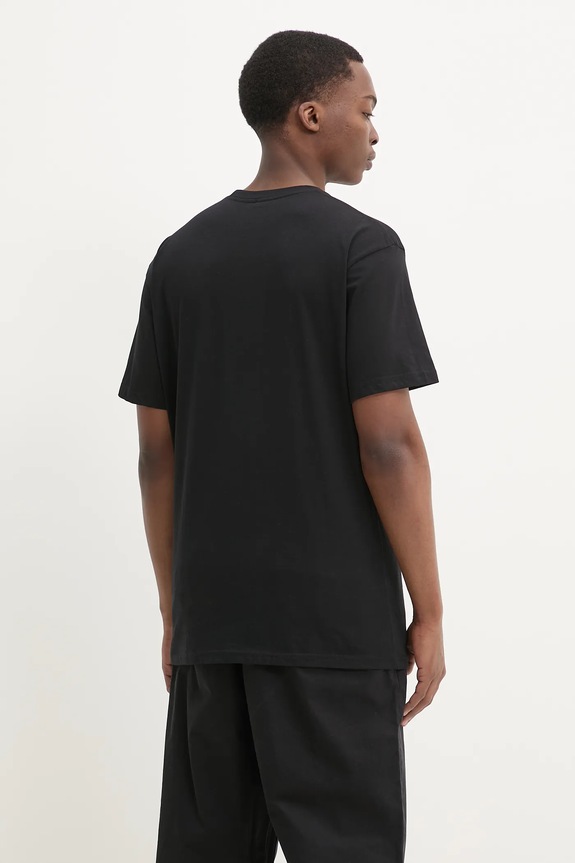 Ρούχα Βαμβακερό μπλουζάκι Vans VN000M3VBLK1 μαύρο