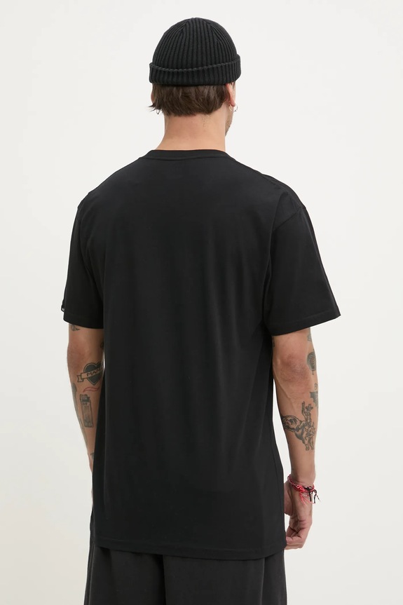 Ρούχα Βαμβακερό μπλουζάκι Vans VN000NHMBLK1 μαύρο